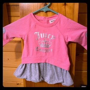 Girls Juicy Couture Pink Top